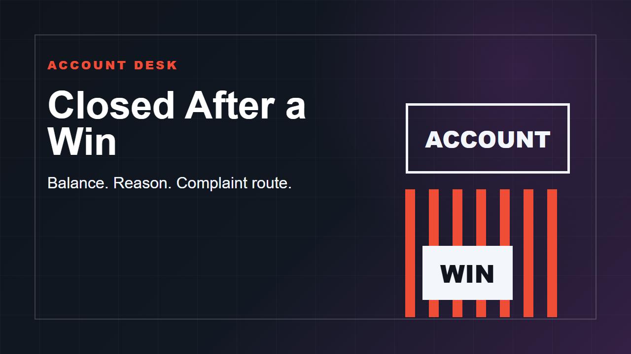 Casino Closed My Account After a Win: What Players Should Check WorldTopCasinos editorial feature image