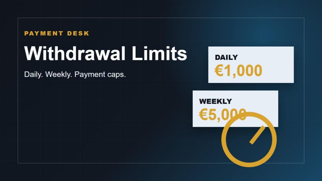 Casino Withdrawal Limits Explained: Daily, Weekly and Payment Caps