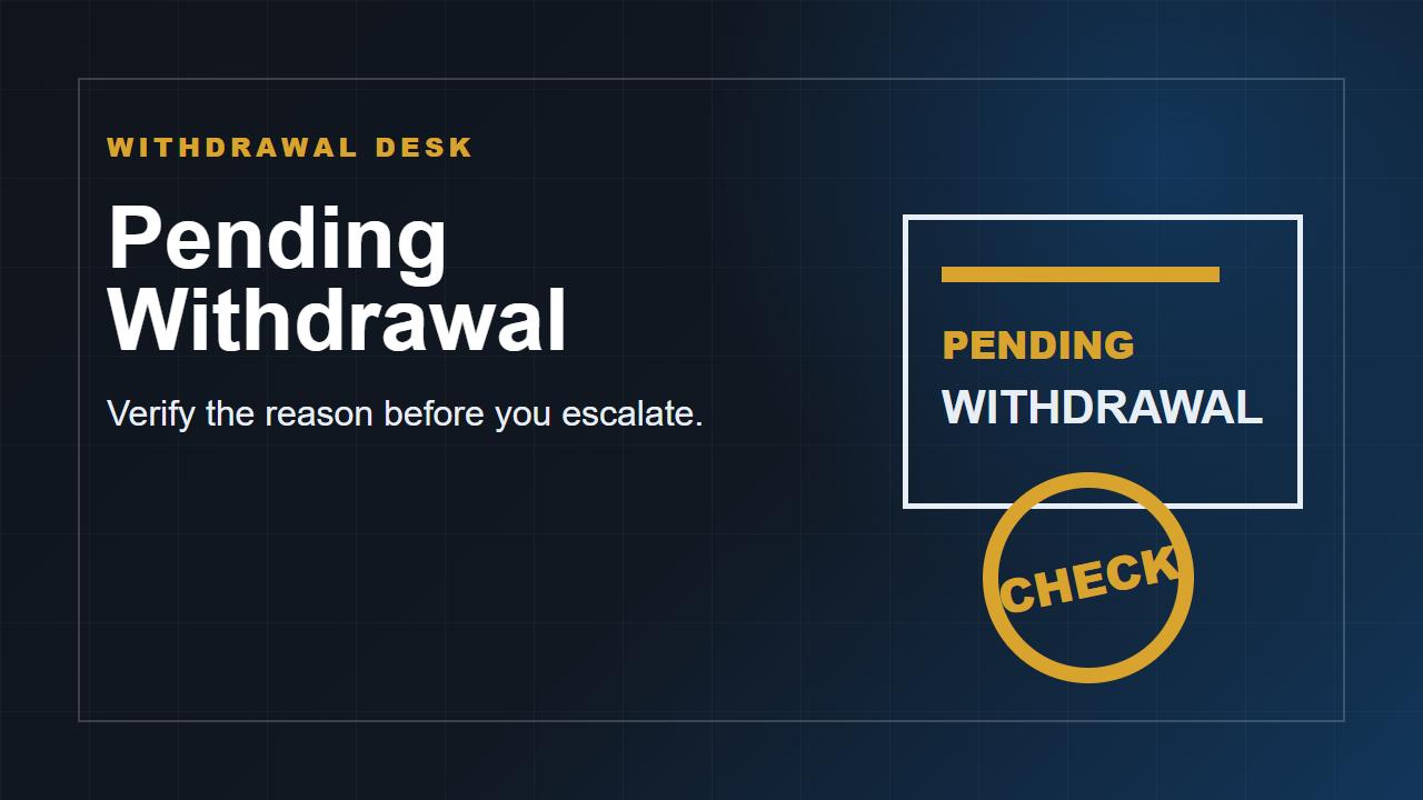 Payment card beside a secure casino withdrawal status screen